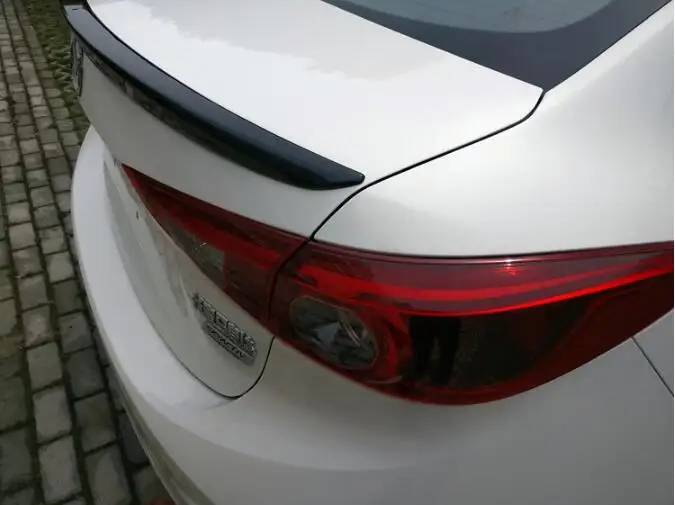 Высокое качество ABS заднее крыло багажника выступ Спойлеры для Mazda 3 Axela 2013