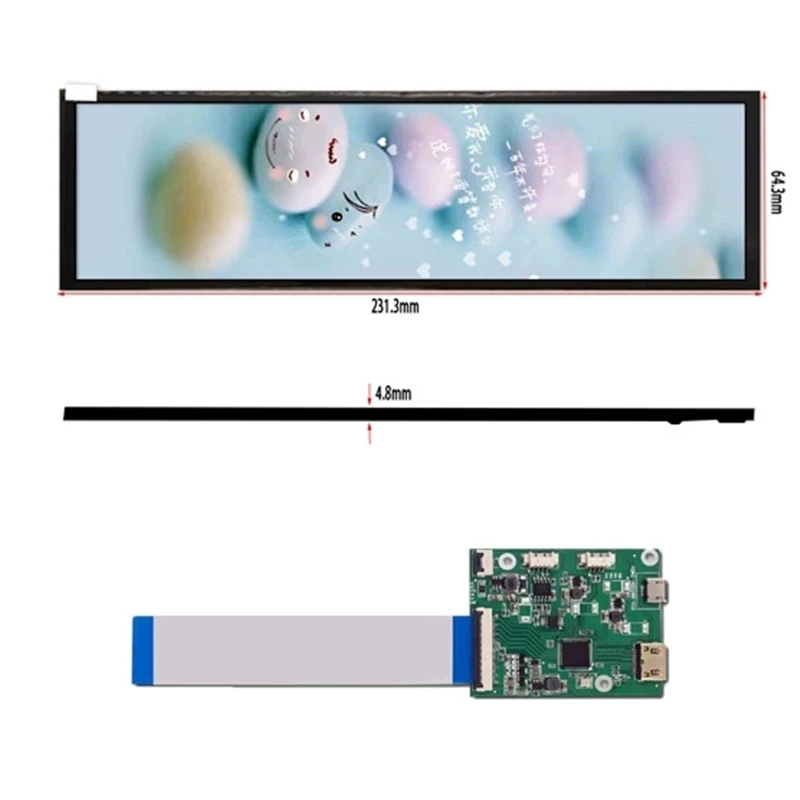 10 1-дюймовый IPS-экран 8 × 480 LCD-дисплей MIPI HDMI USB плата драйвера монитор игровой ПК |