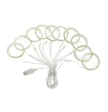 

2022NEW 2022 hot nwe LED String Lights Christmas Decoration Remote Control USB Wedding Garland Curtain 3M Lamp Holiday For
