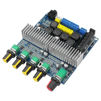 

Bluetooth 4.2 TPA3116D2 Digital 2.1 Audio Amplifier Board 100W+50W+50W DC 12-24V Volume Adjustment AS99