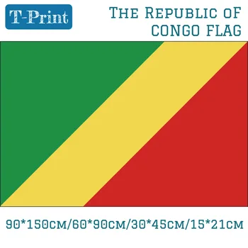 

15PCS Flag The Republic of Congo National Flag * Car Flag for World Cup / National Day / Event / Office Outlast Decoration