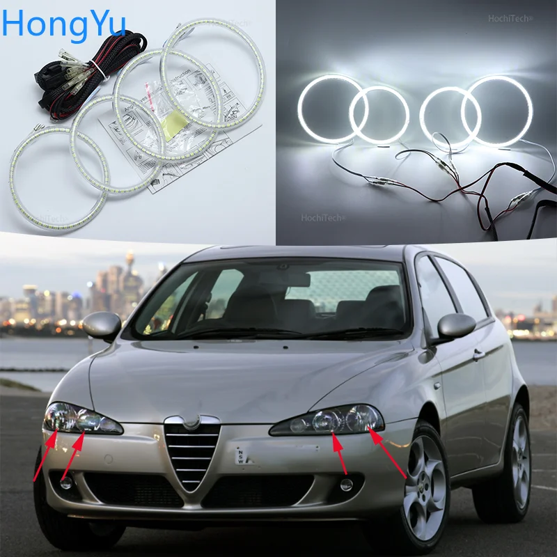 Для Alfa Romeo 147 2005 2006 2007 2008 2009 2010 супер яркий белого цвета 3528 SMD комплект светодиодов