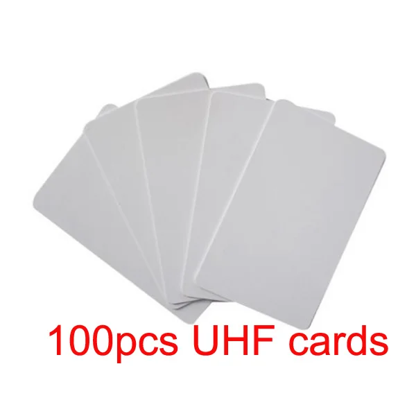860-960 МГц чтение UHF карты дальнего радиуса действия UHF RFID карты для UHF RFID считыватель карт 1-15 м Дальний диапазон управления кард-ридер s - Цвет: 100pcs cards
