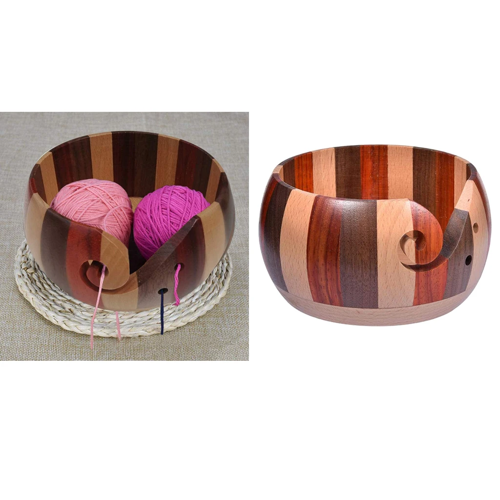 Yarn Bowl for Knitting, Crochet - Beautiful Gifts on All Occasions for Moms and Grandmothers 15cm