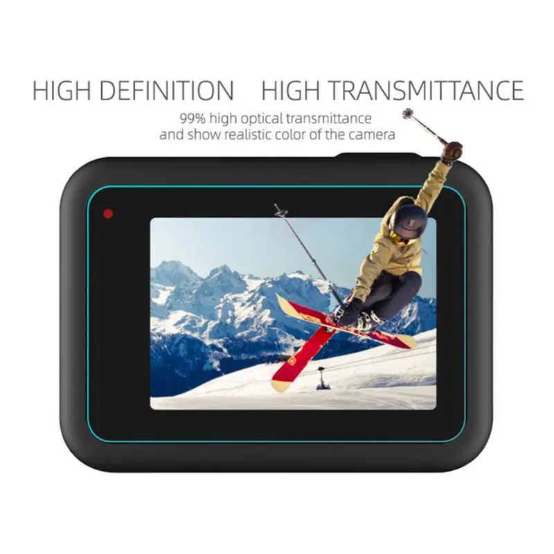 Защитная пленка для экрана+ Защитная пленка для объектива GoPro Hero 8 Black GoPro Max пленка из закаленного стекла для экшн-камеры Gopro 8