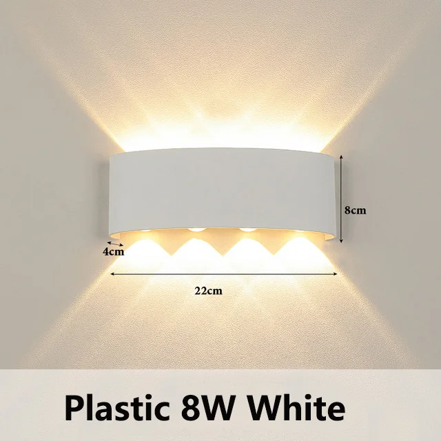 wall lights indoor Led Wall Lamp Interior Wall Light 4W 6W 8W 12W 85-265V Indoor Wall Sconce Lamp For Living Room Bedroom Home Lighting Fixture up down light Wall Lamps