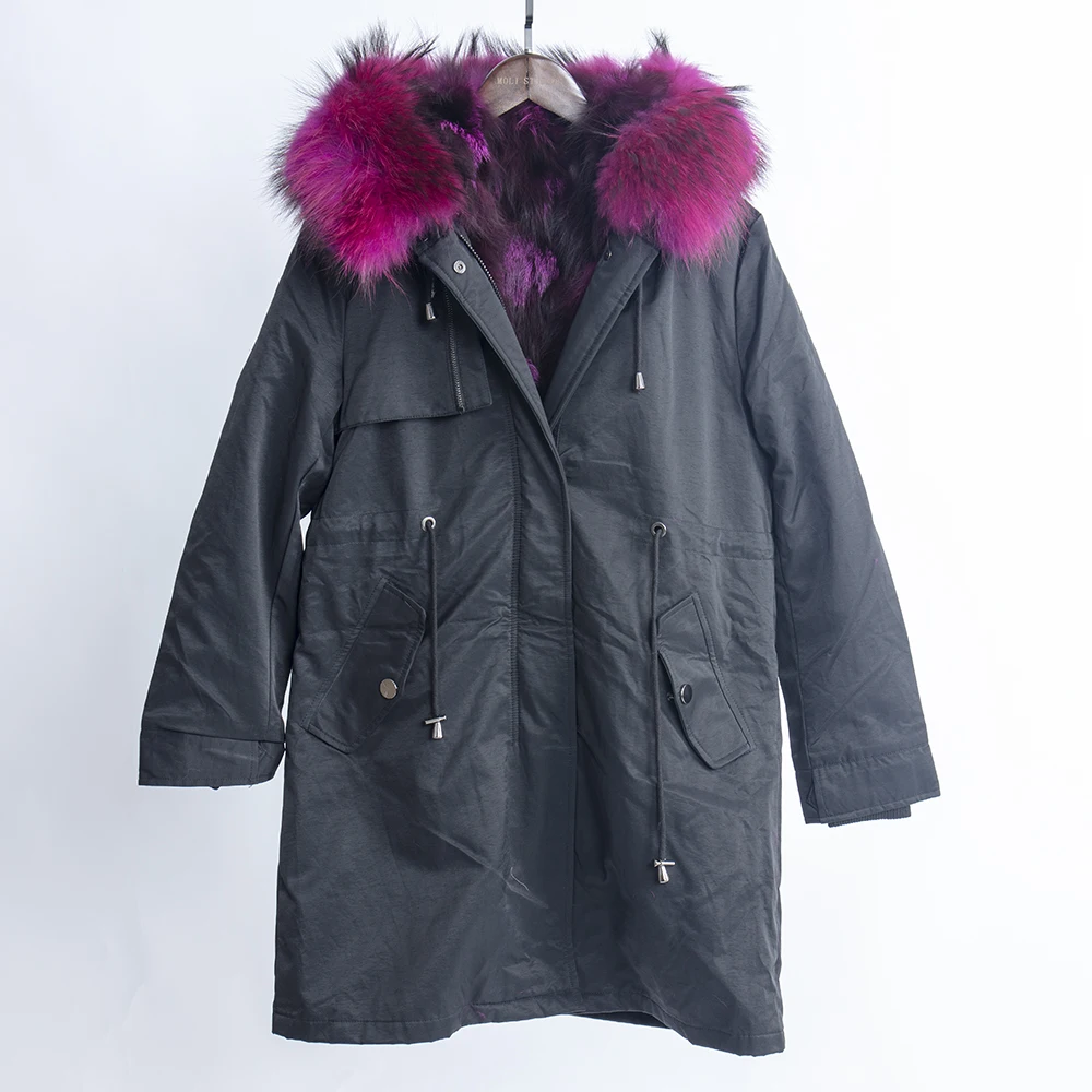 new winter coat women parka real fur lining real fox fur collar hooded real fur coat hooded thick warm waterproof parkas