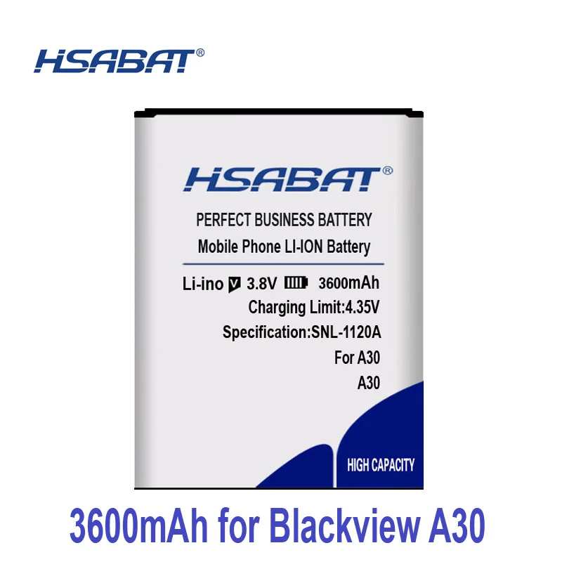 Аккумулятор HSABAT 3600mAh для Blackview A30