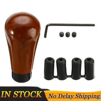 

Walnut Wood Universal Gear Shift Knob Manual Car Gear Shift Stick Knob with M8 M10 M12 Adapter