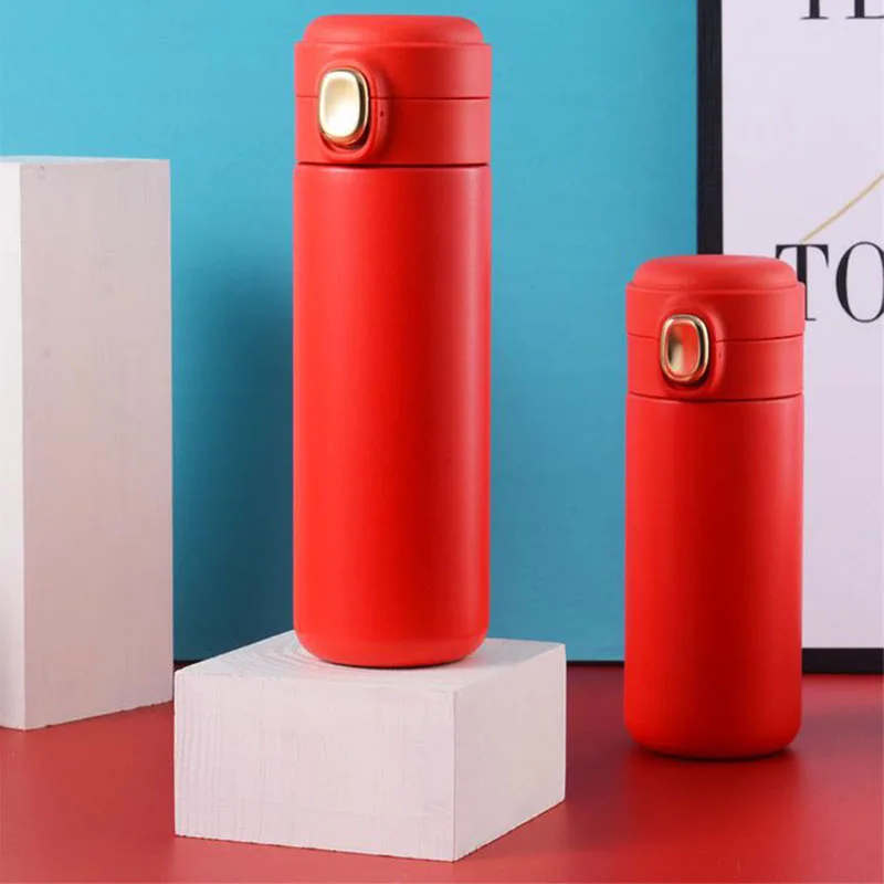 

Cute Bounce Stainless Steel Thermos Mug for Women's Pea Straight Vacuum Flask for 320ml 420ml Office Insulation Water Bottle