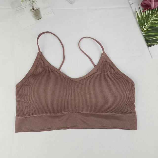 High Elastic Bra Women Gathering Bralette Push Up Bra Summer Anti-light Korean Style Wild Bra Tube Top Sexy No Rims Lingerie DarkPink