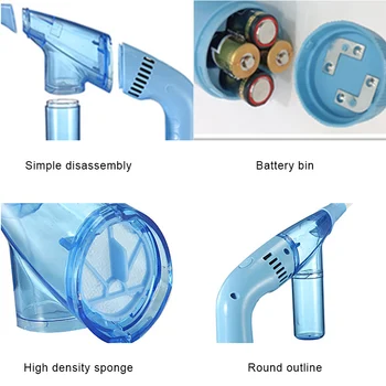 

Handheld Portable Cordless Duster Mini Vacuum Dust Cleaner Dirt Remover for Home DC120