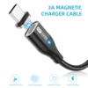 GTWIN 3A Fast Charging Magnetic Charger USB Cable for IPhone Samsung Xiaomi Phone Magnet Charge Cable Micro USB Type C Cable ► Photo 2/6