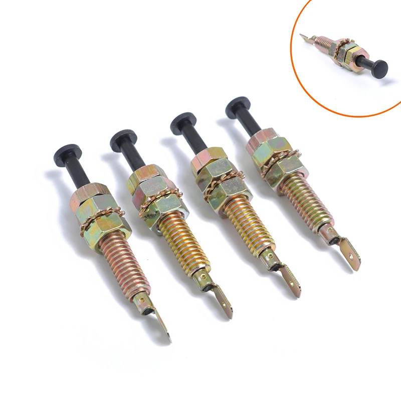 2pcs Car Hood Pin Switch Adjustable Engine Car Auto Trunk Door