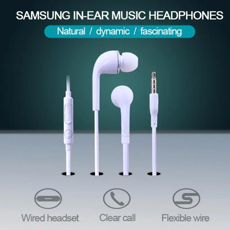 Auriculares intrauditivos con Control por cable, cascos manos libres de alta calidad para videojuegos, música, vídeo, llamadas claras para teléfono Samsung