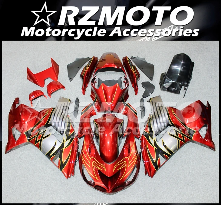ABS мотоцикл обтекатель комплект для KAWASAKI ZX-14R 2006-2011 год кузов литьевая форма Магазин № 2200