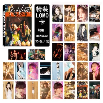 

30pcs/set Kpop Red Velvet photocard high quality HD picture lomo card Kpop Red Velvet redvelvet Album poster card Collective 04