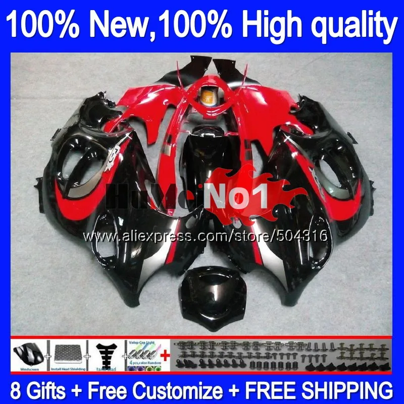 Корпус для SUZUKI Катана GSX600F GSXF 600 750 красного и черного цвета 13MC. 38 GSXF750 GSXF600 2003 2004 2005 2006 2007 03 04 05 06 07 обтекатель