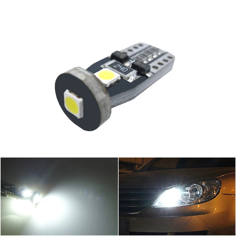 T10 W5W 194 168 Led Bulbs Wedge 3030 3smd Car Interior Lights 12V License Plate Map Light Trunk Lamp White | Автомобили и