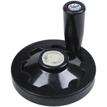 Горячая XD-Замена 10 мм x 80 мм Маховик со съемной поворотной ручкой черный