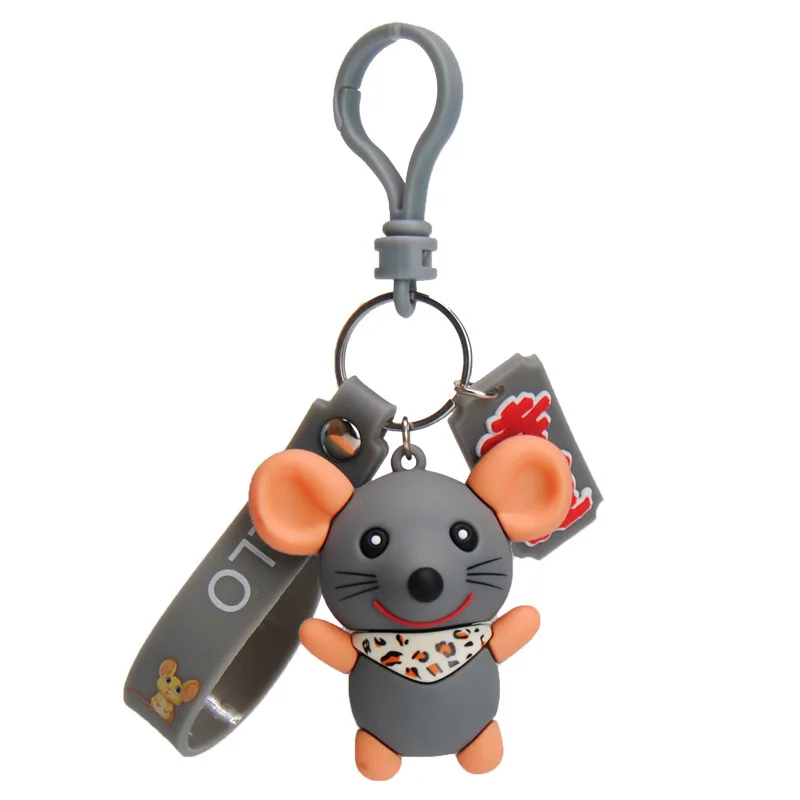 Llavero Perro Globo Estéreo - Diseño Cartoon, Silicona Y Metal, Colgante Divertido Para Llaves O Mochila