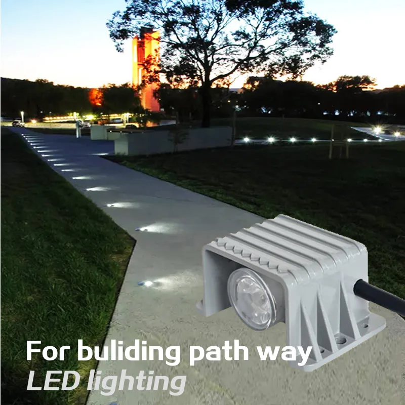 Outdoor 3W Path way LED light Waterproof Trail Step lighting For Wall decoration Lamp Warm white Cold white Red Blue 110V 220V 3