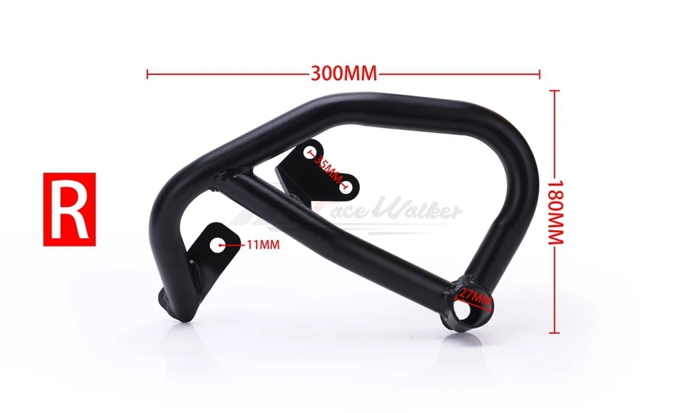 Motorcycle Engine Bumper Guard Crash Bars Protector Steel For YAMAHA MT07 MT-07 2013- FZ07 FZ-07