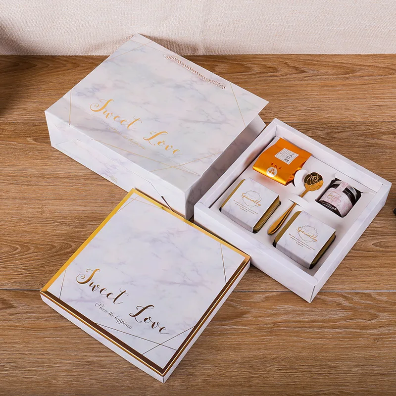 Мраморные подарочные пакеты с ручками вечерние картонные коробки cajas para dulces бумажные пакеты для подарков подарок для невесты коробка упаковка ba