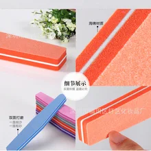 Специальное предложение инструмент для нейл-арта набор друзья Маникюр осуществлять высокое качество двусторонний ромб губка для полировки ногтей оптом