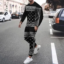 

2022 Trend Men's T-shirt Long-sleeved Sut Skull Pattern Printing Fashion Street Loose Sportswear O-neck Plus Size Men's Clothin