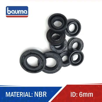 

NBR TC Skeleton Shaft Oil Seal Rubber Gaskets Silicone Rings Rubber Sealing Gasket 6*13*5/ 6*15*5/ 6*15*6 Oil Sealing Seal Tool