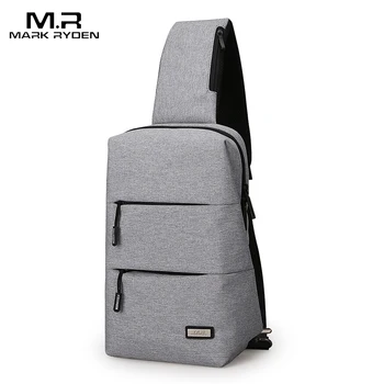 

Mark Ryden New Crossbody Bags Men Chest Packs for Short Trip waterproof Men Messengers Bag Business Leisure Shoulder Bag