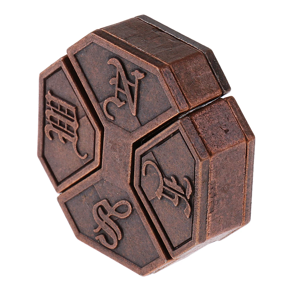 5pcs Metal Brain Teasers Disentanglement Puzzle IQ Test Educational Toy, Game Challenge for Kids Children Teens or Adults