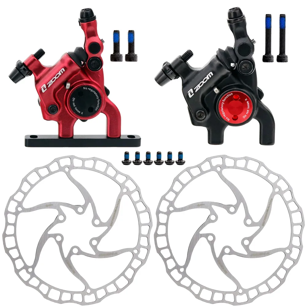 ZOOM juego de frenos de disco hidráulicos para pinzas de montaje abrazadera anodizada, CX|Freno de - AliExpress