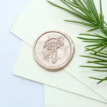 Воск печать штамп-1 шт. грибной воск печать штамп/Лесной воск печать штамп/воск уплотнительный комплект/пользовательские уплотнения