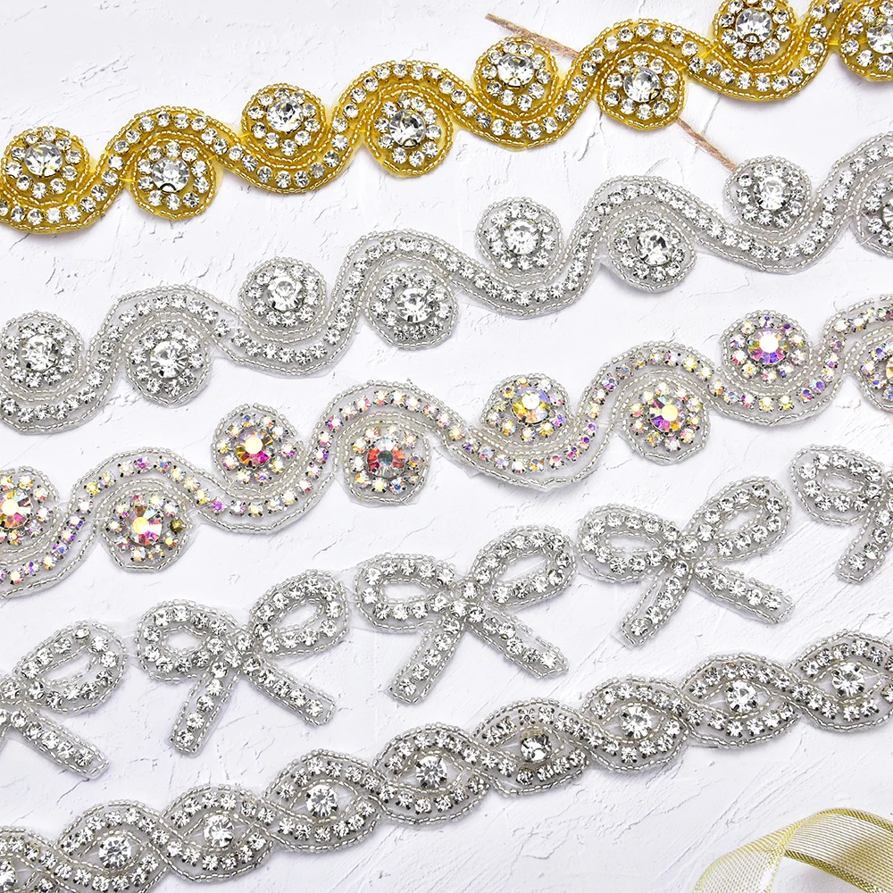 

1 ярд стразы, тесьма для свадебного платья, свадебный пояс, изысканный кристалл, декоративная лента для ремня, сделай сам, аппликация для вечеринки, обуви, сумки