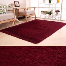 Противоскользящий ковер большой плюшевый лохматый плотный мягкий ковровая зона ковер коврики для столовой гостиной спальни дома офиса 120x160 см