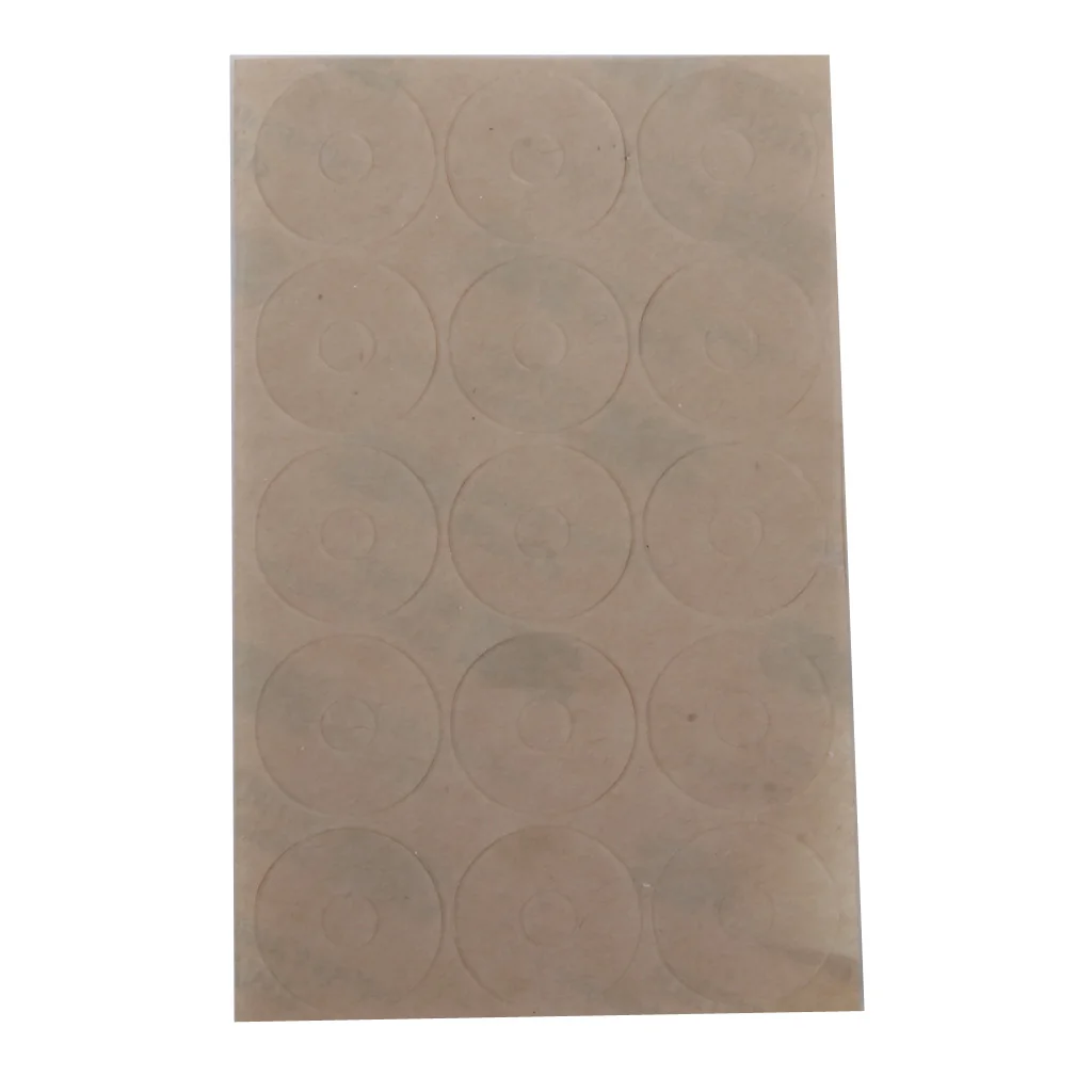 Adhesive Non-slip Grips for Quilt Templates Ruler Non-slip Adhesive Rings,1 Sheet, 10  Pieces Total Semi-transparent