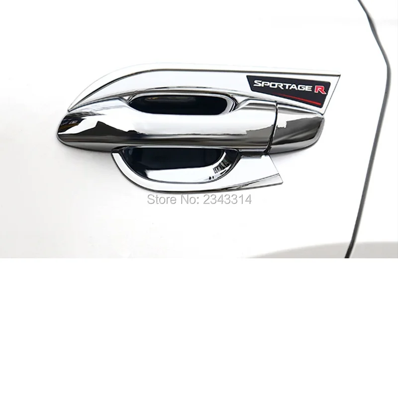 Для KIA Sportage R защитная накладка на дверную чашу из углеродного волокна ABS хромированные аксессуары для стайлинга автомобилей