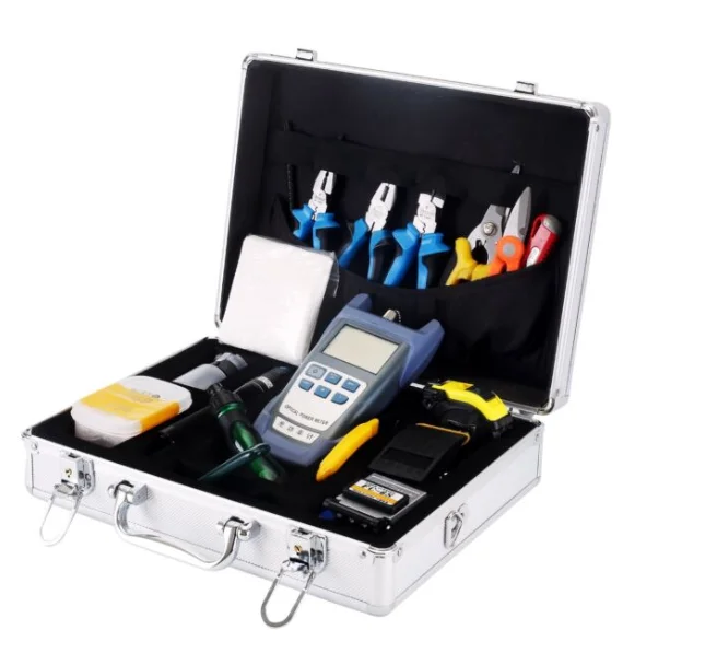 

Cheap Price FTTH Fiber Optic Tester Tool Kit with Power Meter