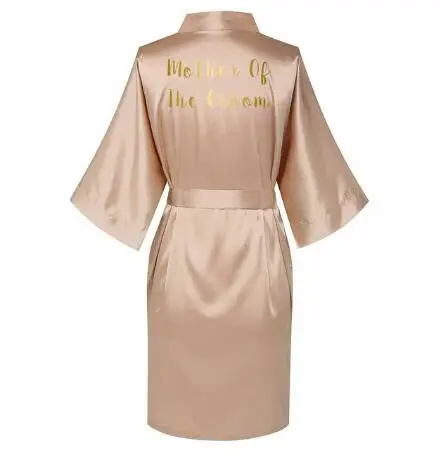 Summer Women Silk Satin Robes Letter Wedding Bath Robe Bridesmaid Maid of Honor Bride Dressing Gown Clothes Skirt 01 women sleepwear,bride robes,silk robe