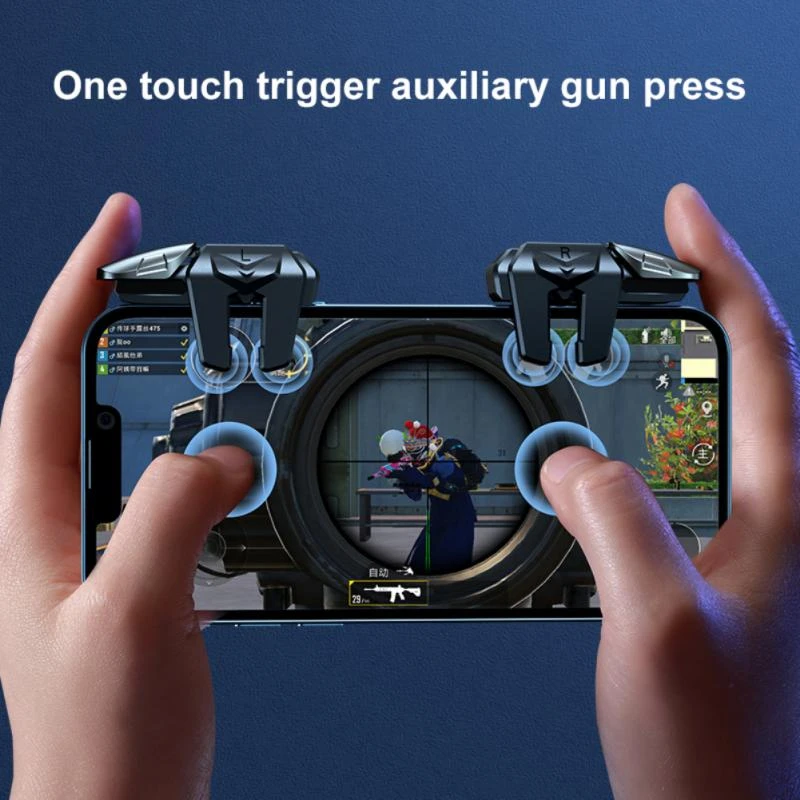 Game Trigger Shooter Controller Sensitive Phone Trigger Button Handle For iphone Android PUBG Gamepad Joystick Aim Shooting