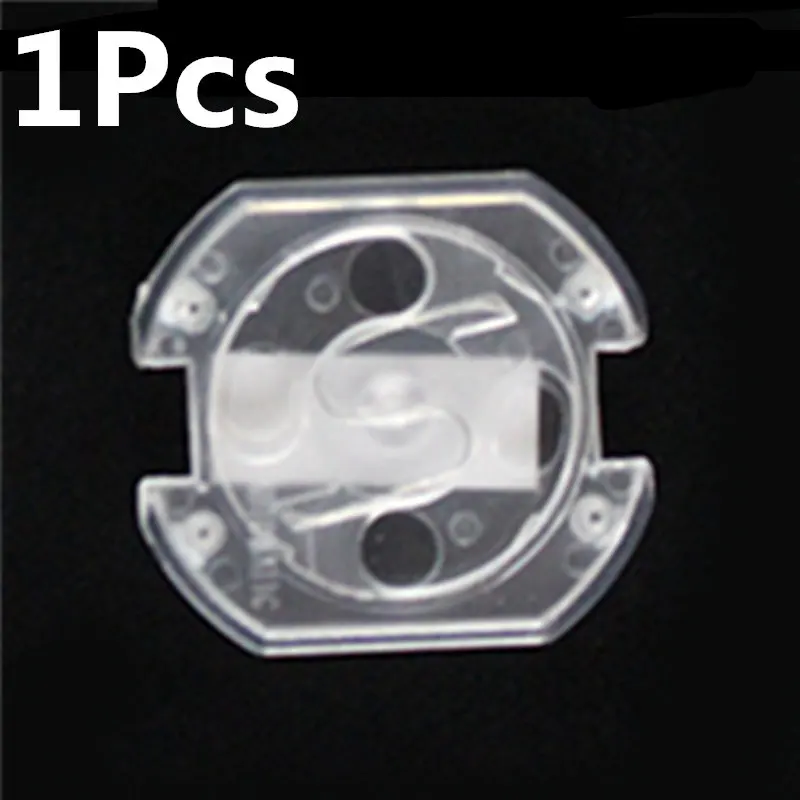 10pcs EU Power Socket Outlet Baby Safety Guard Protection Anti Electric Shock Plugs Protector Cover Anti Baby Kids Child Guard - Цвет: 1Pcs Transparent