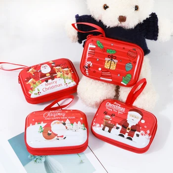 

Women Christmas Printing Small Wallet Money Purse Female Clutch Handbag Coin Purse Ladies Coin Jewelry Clutch Purses Pouch