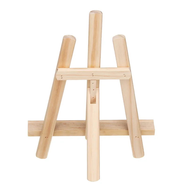 10PCS Small Desk Easels Canvas Painting Holder Wooden Tripod Easels Tabletop  Display Stand for Photo Chalkboard