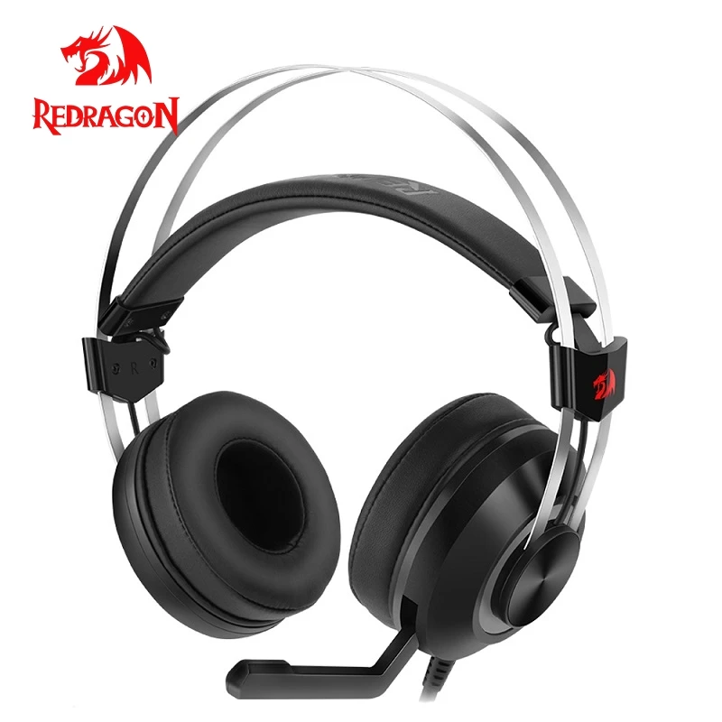 Redragon Talos H601 Gaming Headset Gamer  Usb Pc Ps4 Surround Pro Wired  Computer Headsets With Headphones Microphone - Earphones & Headphones -  AliExpress