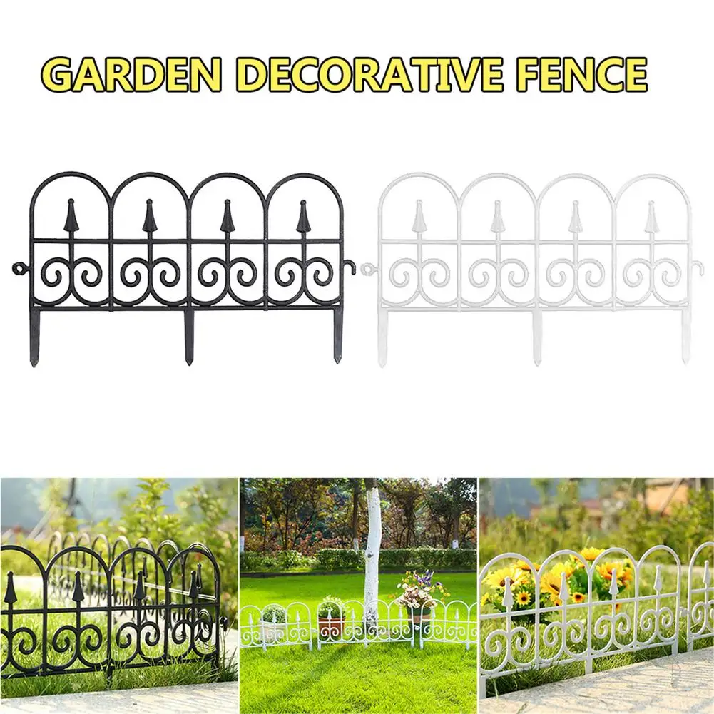 5PCS Garden Border Decorative Fence Edging Outdoor Plant Bordering Lawn for Yard Decoration | Дом и сад
