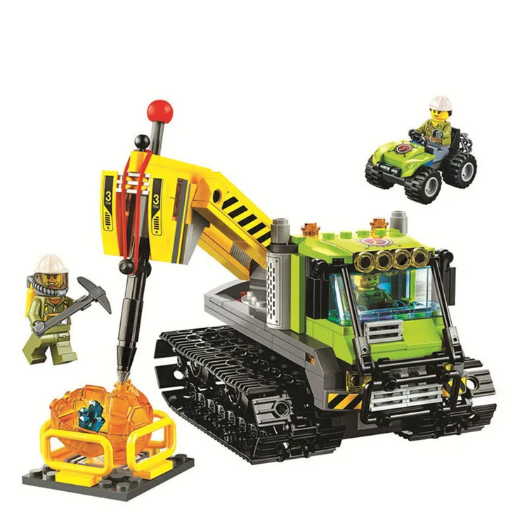 

Bela Bole 10639 Volcano Police Series Children'S Educational Interactive Assembled Inserted Building Blocks Toy
