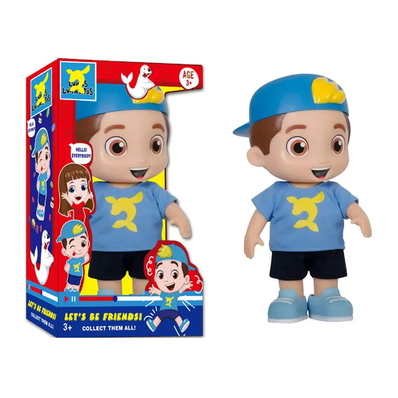 

25cm Luccas Doll 10" PVC Action Figure Neto Toys Vinyl Model Toy with Sound Children Christmas Gift New Year Gift for gril