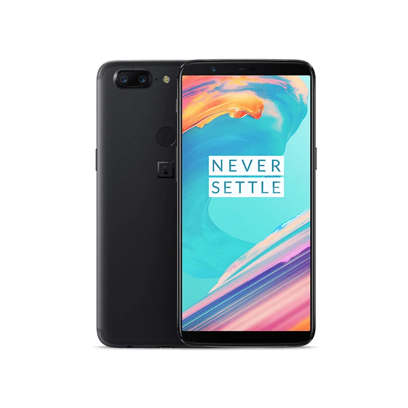 Oneplus 5T 6GB 64GB восьмиядерный смартфон Snapdragon 835, 6,0 дюймов, двойная задняя камера 20 МП, сканер отпечатков пальцев, NFC - Цвет: Black